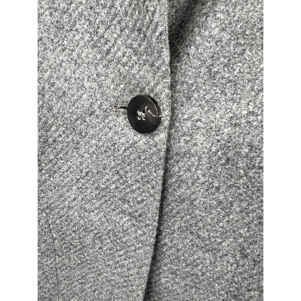 Zara Grey Structured Coat Jacket Grey Size Xs Poc… - image 3